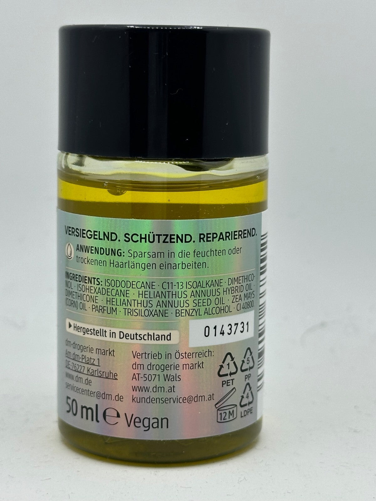 Balea Professional Plex Care, Haaröl mit Hitzeschutz, 50 ml, neu&ovp