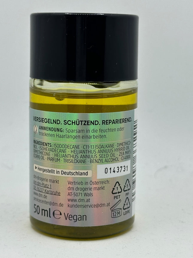 Balea Professional Plex Care, matu eļļa ar karstuma aizsardzību, 50 ml, jauna un aizzīmogota