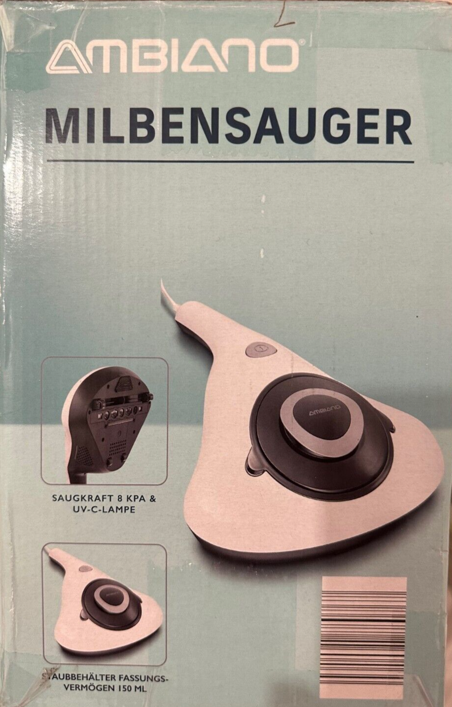 AMBIANO Milbensauger, 300W, mit UV-C Licht, Neu&OVP