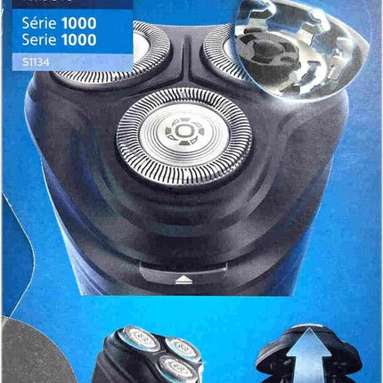 Philips Shaver 1000 Series S1134/00, sausās skuvekļa skuveklis ar akumulatoru, jauns un oriģinālajā iepakojumā