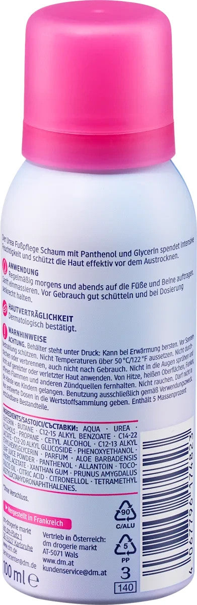 Balea Fußpflegeschaum Urea, 100 ml, neu&ovp