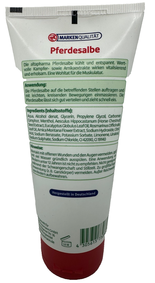 Altapharma Pferdesalbe, 200ml, neu&ovp