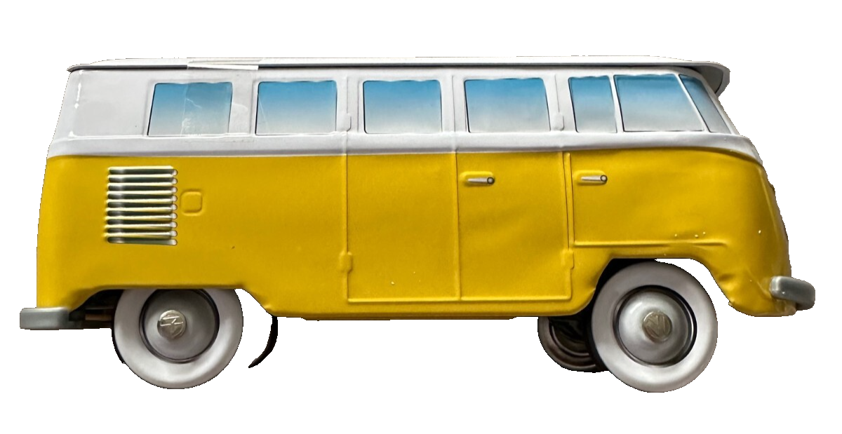 Volkswagen VW T1 autobusa Bulli kolekcijas metāla cepumu/glabāšanas kārba, jauna