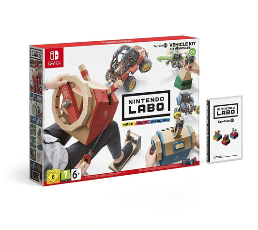 Nintendo Labo: Toy-Con 03: Vehicle Kit - [Nintendo Switch], jauns un iepakots iepakojumā