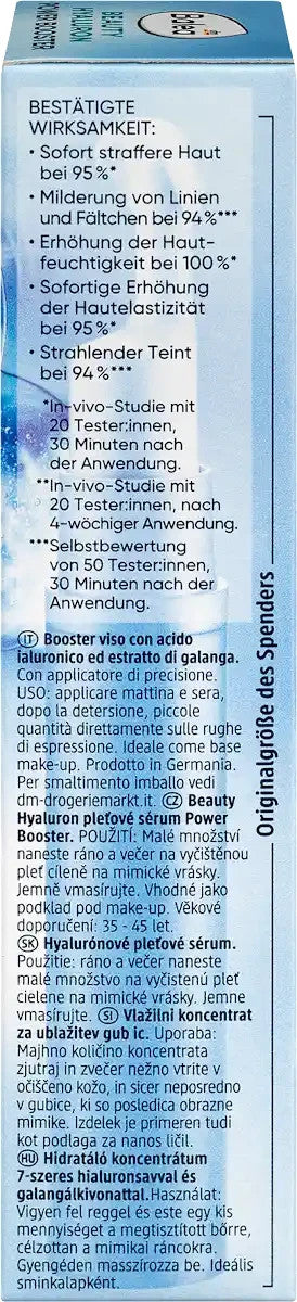 Balea Serum Beauty Hyaluron Power Booster, 10 ml, neu&ovp