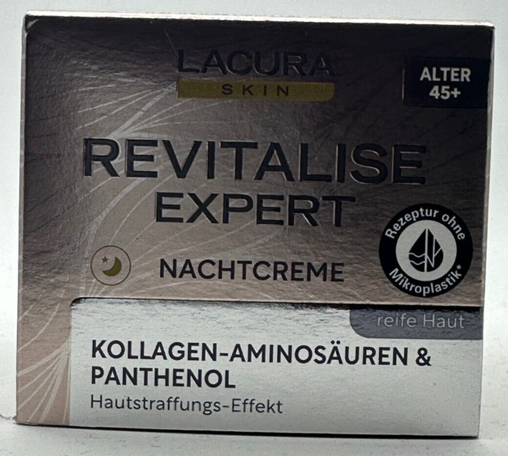 LACURA Skin Revitalise Expert nakts krēms nobriedušai ādai, 50ml, JAUNS un OVP
