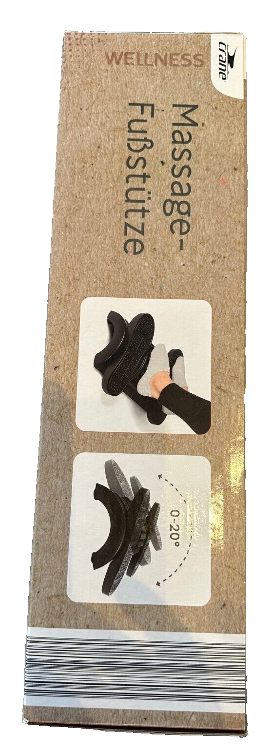 CRANE Massage Fußstütze für entspannte Füße, neu&ovp