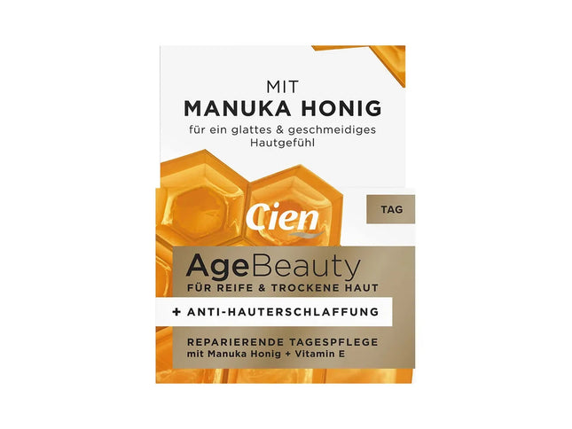 Cien Age Beauty, Reparierende Tagespflege mit Manuka Honig, reife Haut, 50ml