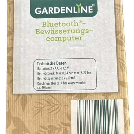 Gardenline Bluetooth apūdeņošanas dators, automātiska apūdeņošana, izmantojot lietotni, jauns