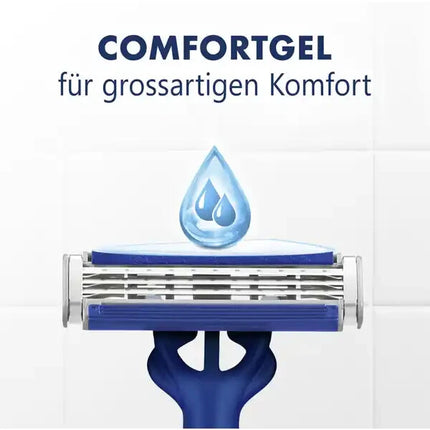 Gillette Blue 3 Smooth, vienreizējās lietošanas skuvekļi, 1x6 gab., jauni un aizzīmogoti
