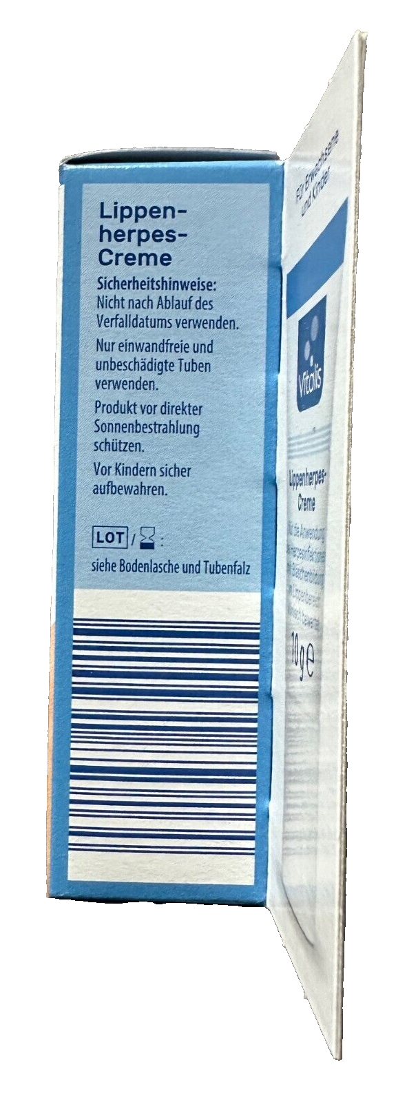 Vitalis Lippenherpes-Creme, 10 g, neu&ovp