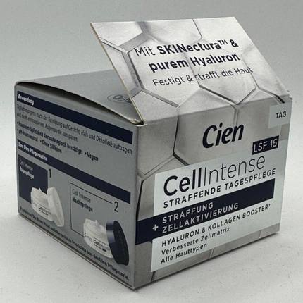 CIEN Cell Intense, hialuronskābe un kolagēns, nostiprinoša, šūnu aktivācija, dienas kopšana