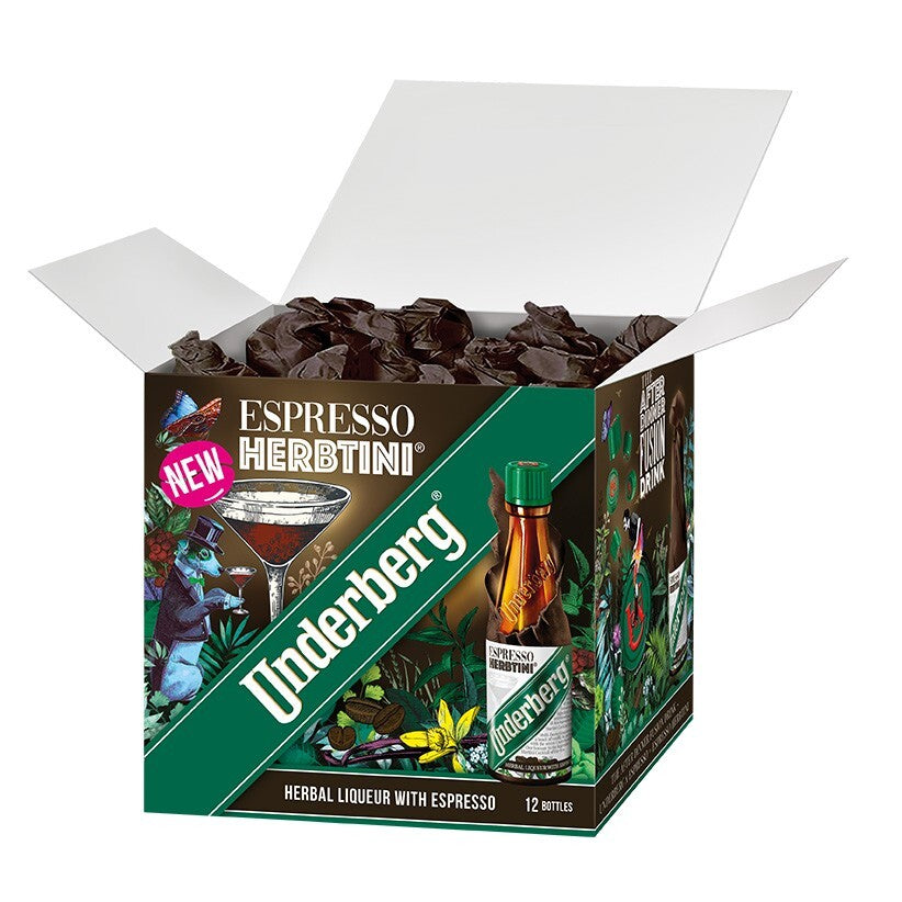 UNDERBERG ESPRESSO HERBTINI, Kräuterspirituose mit 8% Espresso, 12x20ml, neu&ovp