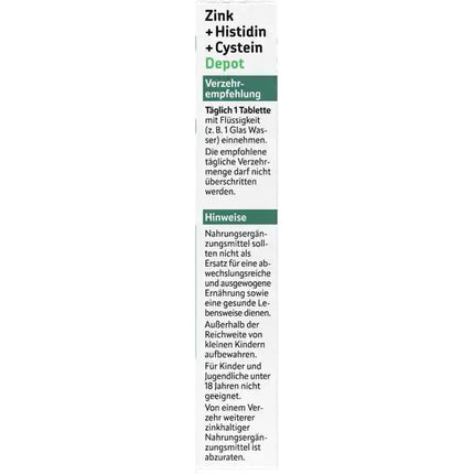 Altapharma cinka + histidīna + cisteīna depo tabletes, jaunas un aizzīmogotas