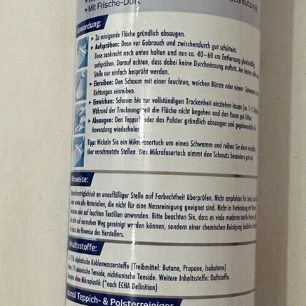DOMOL Teppich- & Polsterreiniger, 600ml, Neu&OVP