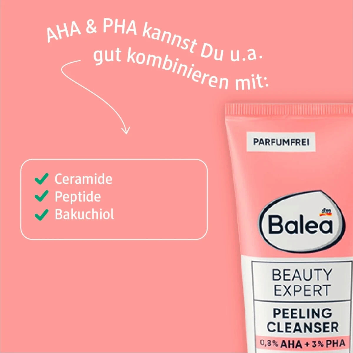Balea Peeling Cleanser Beauty Expert, 125 ml, neu&ovp
