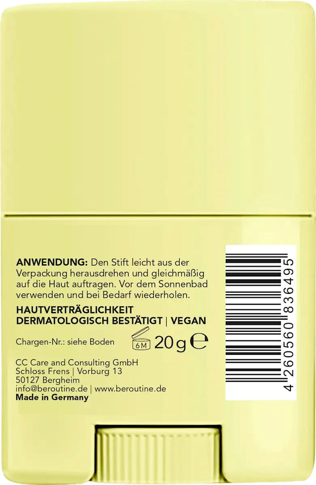 BE ROUTINE saules aizsargkrēms SPF 50, sejai un ķermenim, 20 g, jauns un iepakojumā