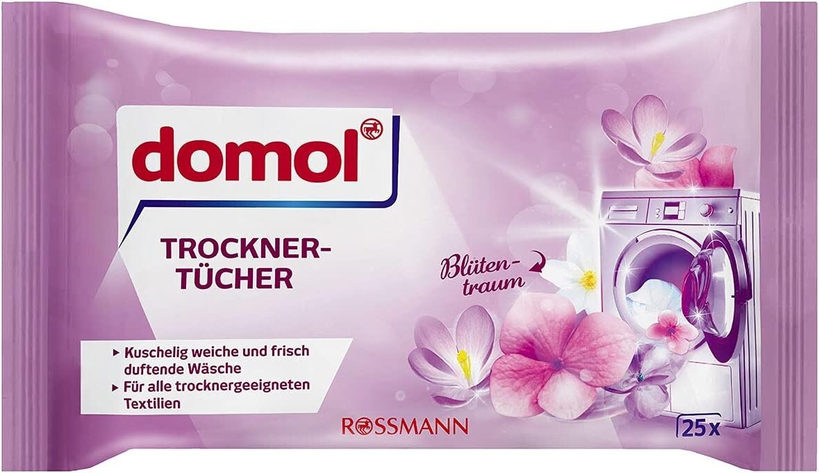 Domol Trocknertücher "Blütentraum", 1x25 Stück, neu&ovp