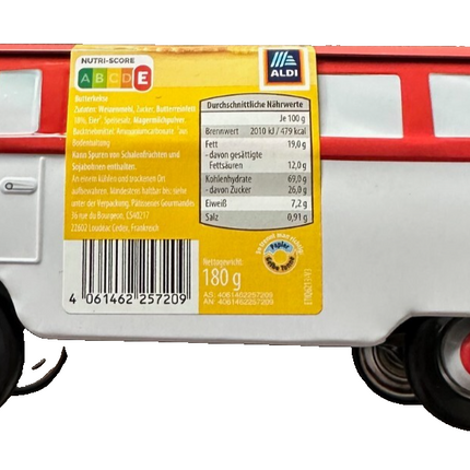 Volkswagen VW T1 autobusa Bulli kolekcijas metāla cepumu/glabāšanas kārba, jauna