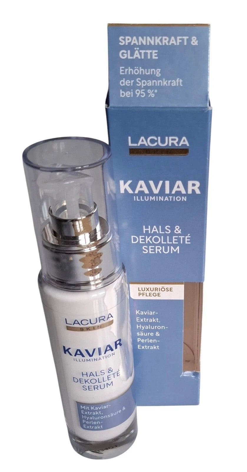 LACURA Skin, Kaviar Illumination Hals & Dekolleté Serum, 50ml, neu&ovp
