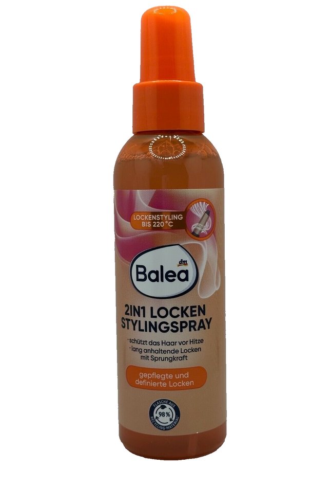 Balea 2-in-1 karstuma aizsardzības, loku un veidošanas sprejs, 150ml, jauns
