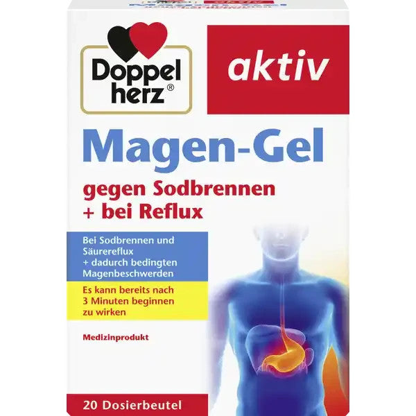 DOPPELHERZ aktiv Magen-Gel gegen Sodbrennen+bei Reflux 20 St., neu&ovp