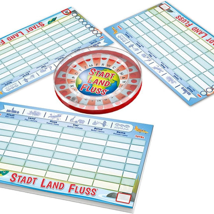 Schmidt Spiele, Stadt-Land-Fluss, Mitbringspiel in Metalldose, Reisespiel, neu