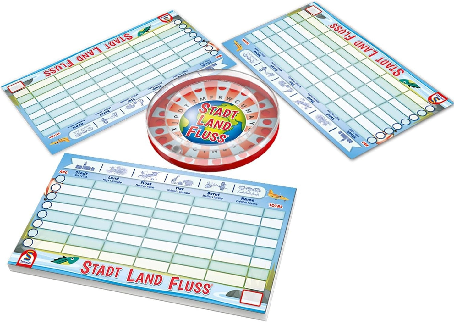 Schmidt Spiele, Stadt-Land-Fluss, Mitbringspiel in Metalldose, Reisespiel, neu