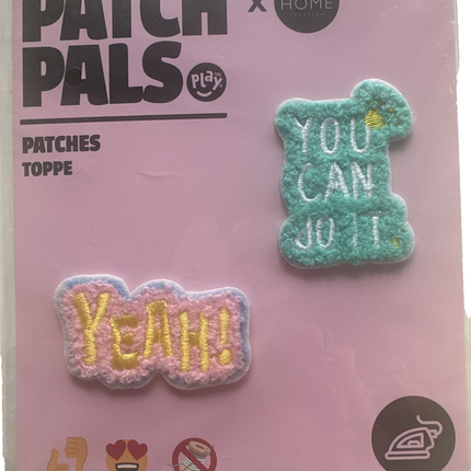 Patch Pals، زخارف تُكوى، رقعة تُكوى، رقعة تُخاط، مجموعة من قطعتين، جديدة