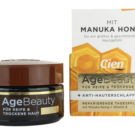 Cien Age Beauty, Reparierende Tagespflege mit Manuka Honig, reife Haut, 50ml