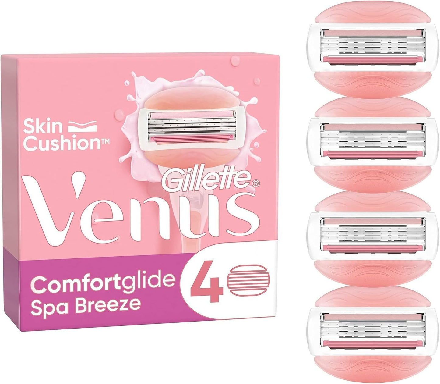 Gillette Venus, Comfortglide Spa Breeze, Rasierklingen, 1x4 St., neu&ovp