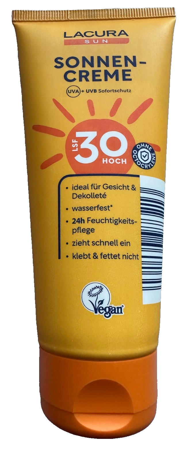 Lacura Sun saules aizsargkrēms sejai un dekoltē zonai, SPF 30, UVA+UVB, 100 ml, jauns un noslēgts