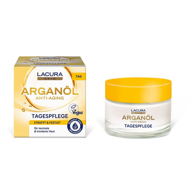LACURA SKIN argāna eļļas pretnovecošanās dienas krēms, 50ml, jauns un iepakojumā