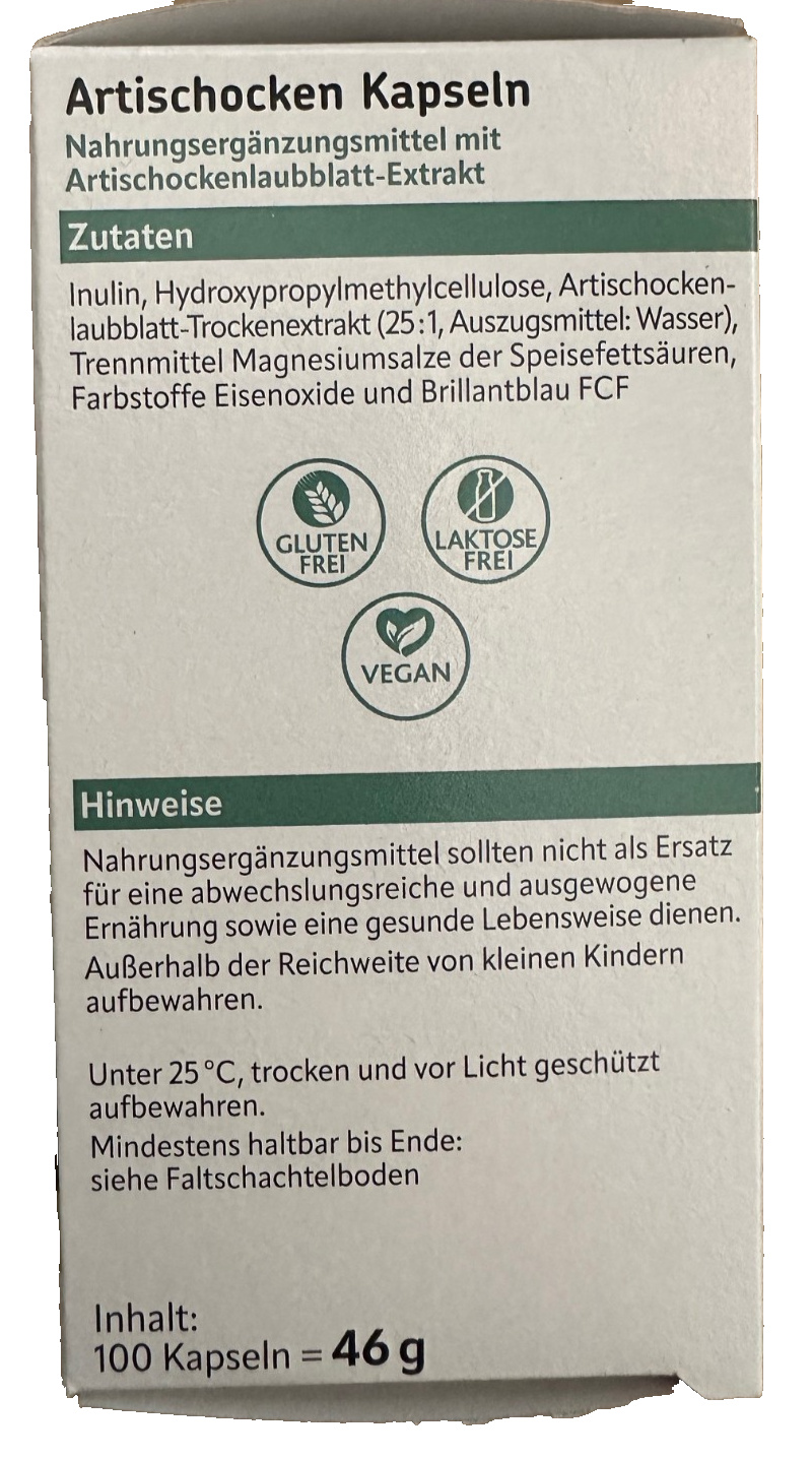 Altapharma Artischocken Kapseln, 1x100 St., neu&ovp