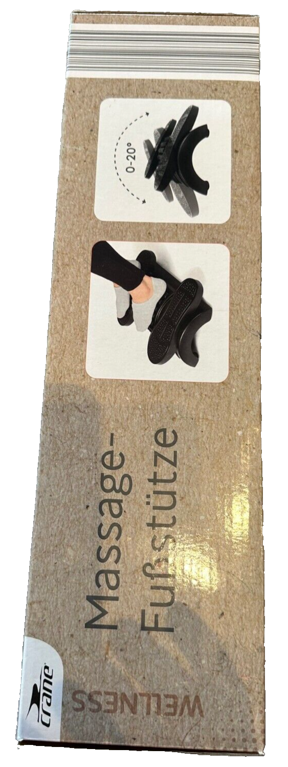 CRANE Massage Fußstütze für entspannte Füße, neu&ovp