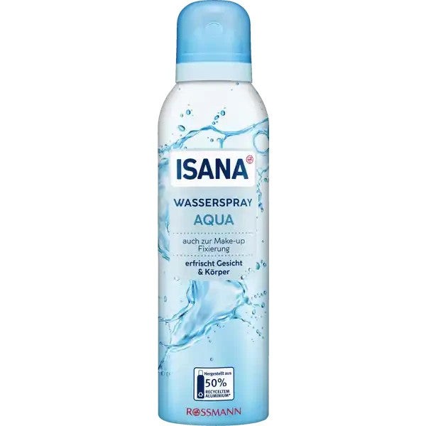 ISANA Aqua ūdens aerosols, arī grima nostiprināšanai, 150 ml, jauns un iepakojumā
