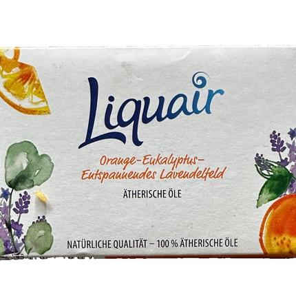 Liquair ēteriskās eļļas, apelsīnu-eikalipta-lavandas, 5 gab. komplekts, difuzoram/aromātiskajai lampai