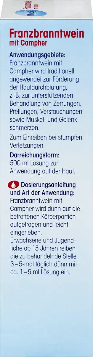 Mivolis Franzbranntwein mit Campher, 500 ml, neu&ovp