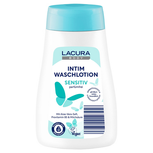 Lacura ķermeņa intīmās zonas mazgāšanas losjons jutīgai ādai, 300 ml, jauns un iesaiņots iepakojumā