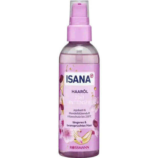 ISANA Haaröl 2in1 Intensiv Jojobaöl & Mandelblütenduft, 100ml , neu&ovp