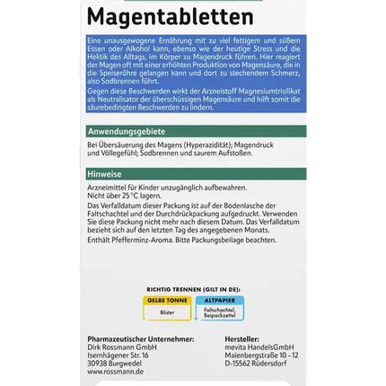 Altapharma Magentabletten, 60x Kautabletten, neu&ovp
