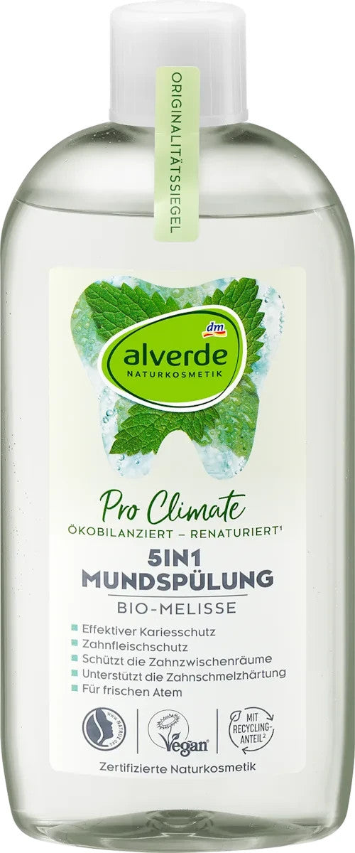 Alverde NATURKOSMETIK 5in1 Mundspülung, Bio-Melisse, 1x500 ml, neu&ovp