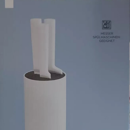 مجموعة سكاكين كروفتون، باللون الأبيض، مع 5 سكاكين عالية الجودة، جديدة وفي عبوتها الأصلية