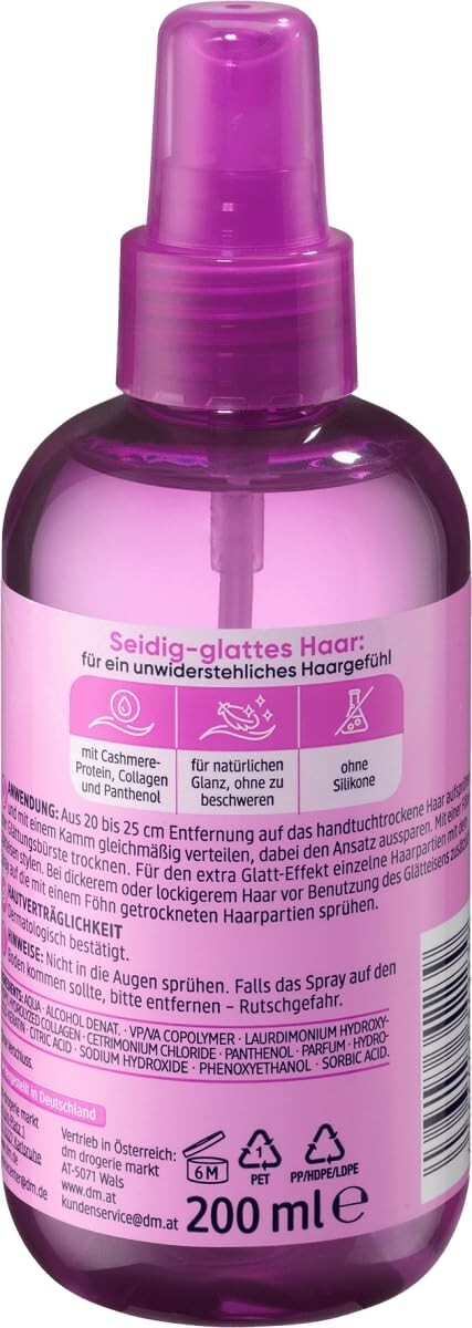 BALEA Anti-Frizz Smooth Spray, 200ml, Jauns