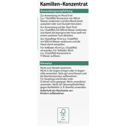 Altapharma Kamillenkonzentrat, zur Haut-Mund-Haarpflege, 100ml, neu&ovp