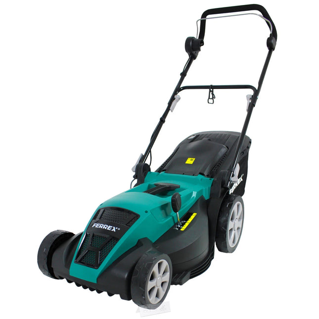 Ferrex elektriskais zāles pļāvējs, 1800 W, pļaušanas platums 44 cm, 7 ātruma iestatījumi, jauns un iepakots