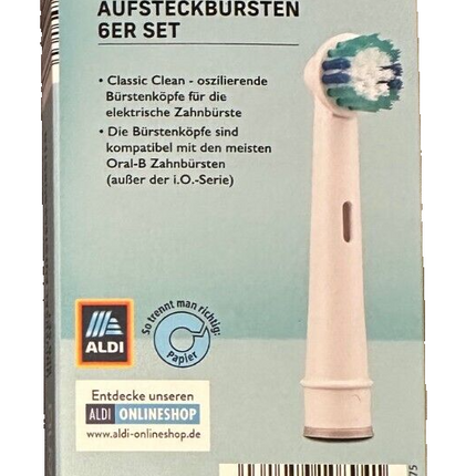 Ambiano Universal Aufsteckbürsten, 6er Set, neu&ovp