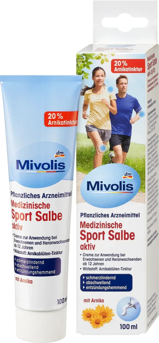 Mivolis medicīniskā sporta ziede, 100 ml, jauna un aizzīmogota