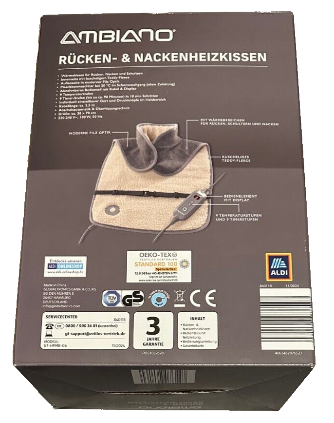 AMBIANO Rücken-/Nackenwärmer, neu&ovp