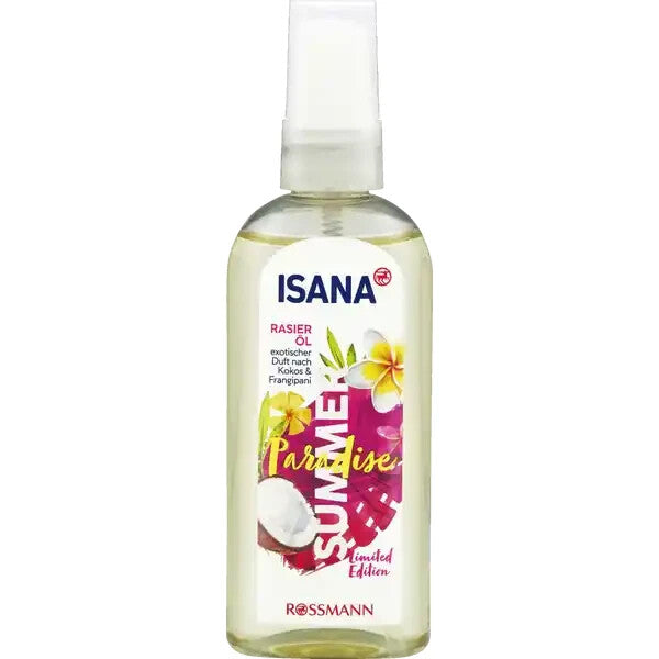 ISANA Summer Paradise, skūšanās eļļa, eksotisks kokosriekstu aromāts, 100ml, jauna